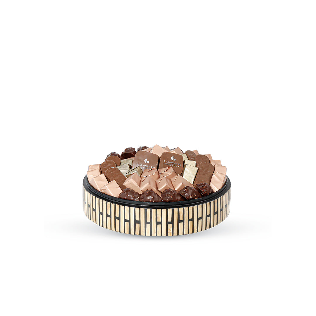 Coffret chocolat - Oasis rond