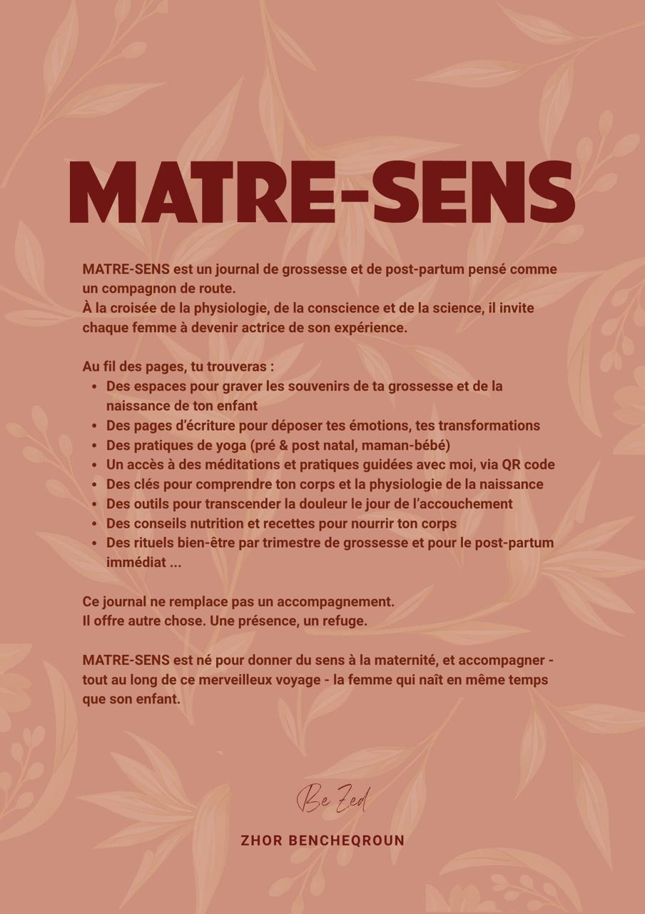 MATRE-SENS - Journal de grossesse, naissance & de post-partum