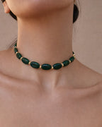 Chocker Agate verte