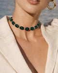Chocker Agate verte