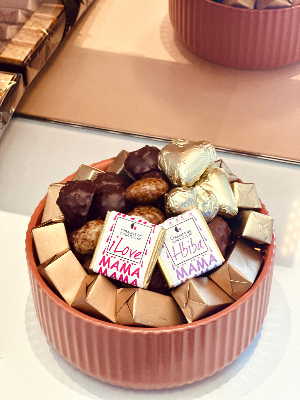 Coupelle en céramique - Chocolat Fête des mères