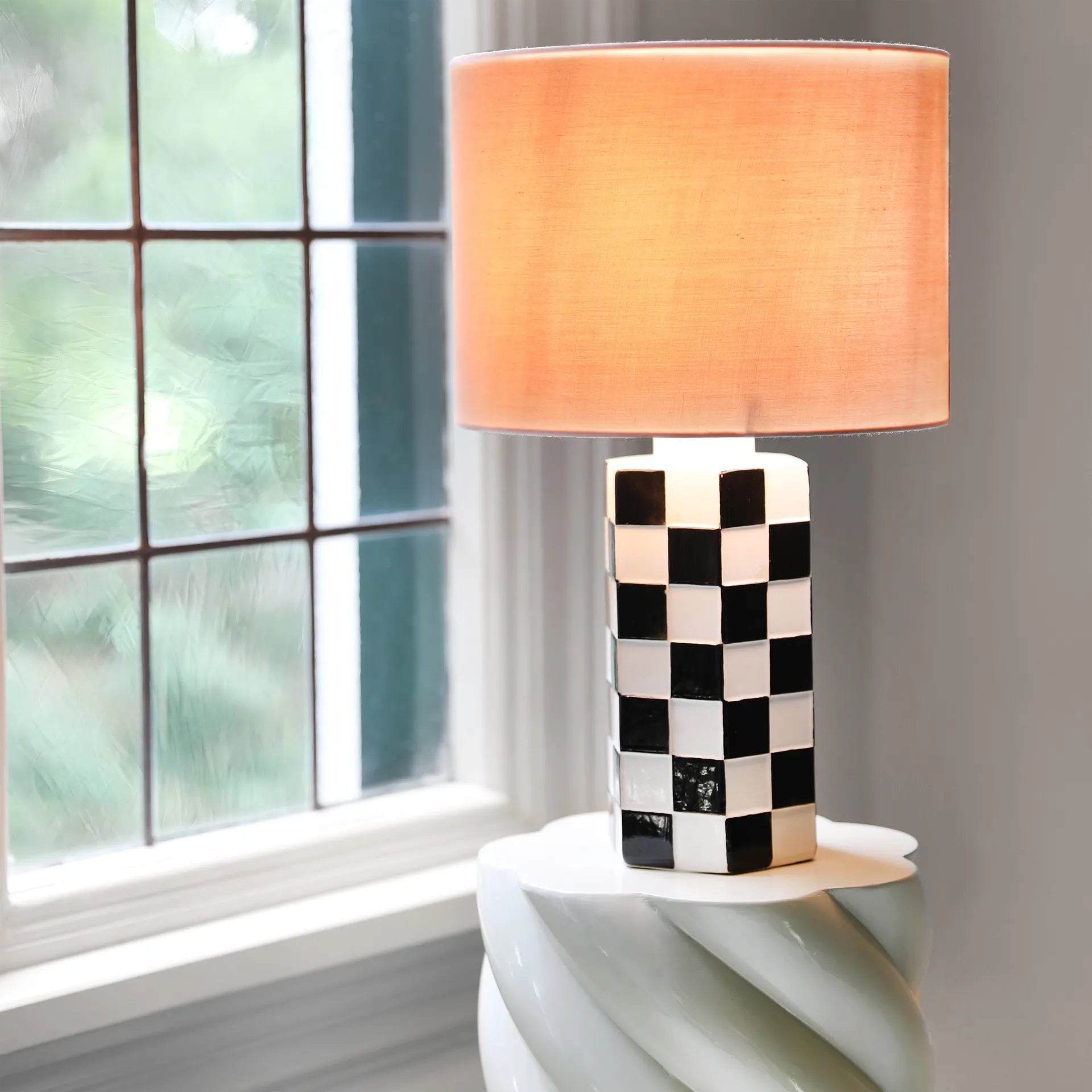 Lampe Check Black