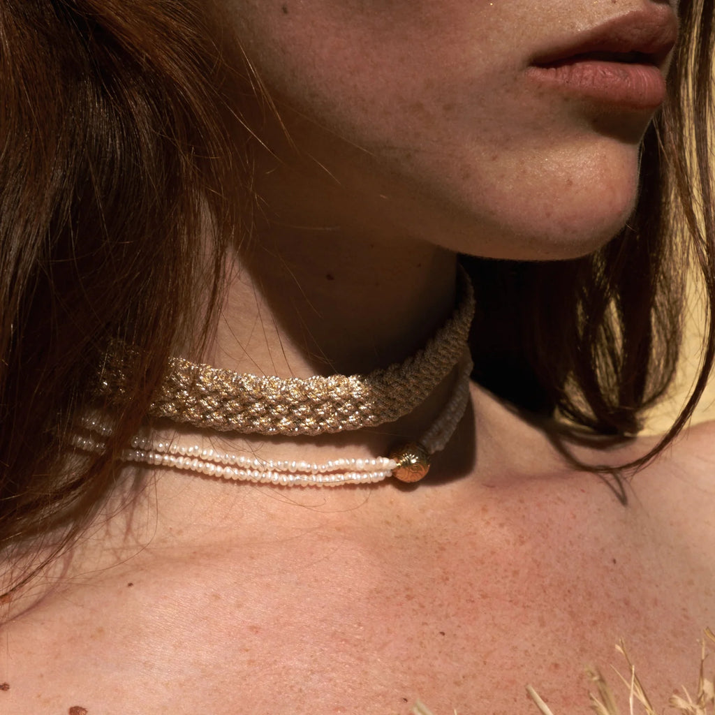 Diyah Choker Rose Gold