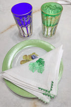 Serviettes à thé brodées
