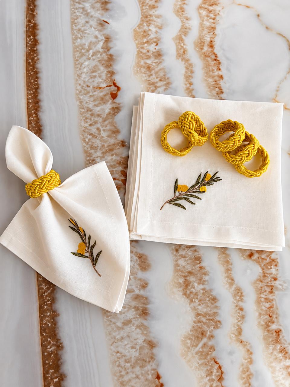 Serviettes de table Olive
