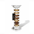 Bougeoir haut en cristal